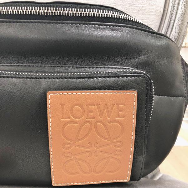 【LOEWE ロエベ ベルトバッグ コピー】2020SS バンバッグ パフィー (ブラック) 335.73.W75 1100